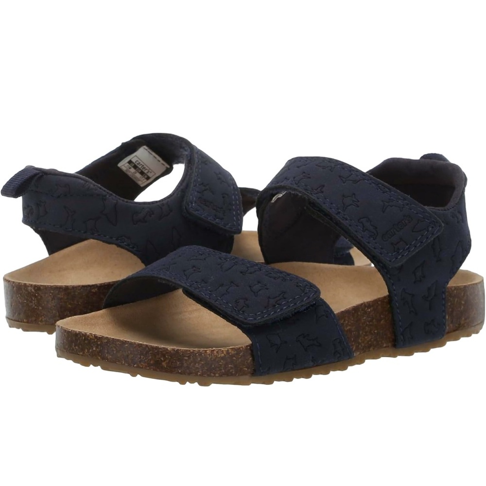 Carters blue shark sandals NWOT